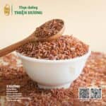 Bát gạo lứt đỏ 4 tháng, hạt đẹp, đỏ nâu tự nhiên từ Thực dưỡng Thiện Hương
