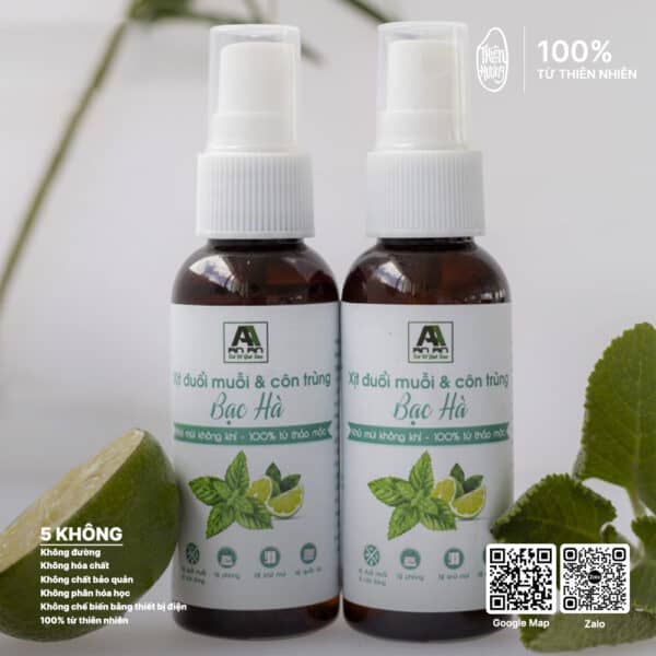 Xịt đuổi côn trùng bạc hà (An An)