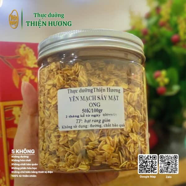 Yến mạch sấy mật ong