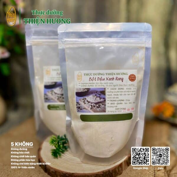 Bột đậu xanh rang