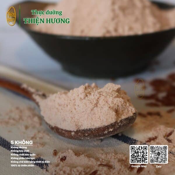 Bột gạo lứt sống