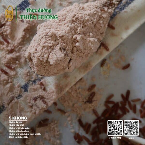 Bột gạo lứt sống