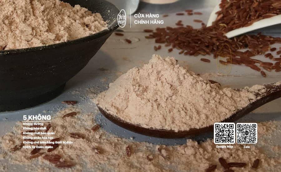 Bột gạo lứt sống 4 Bột gạo lứt sống