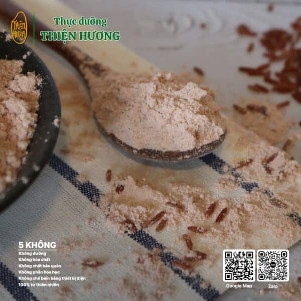 Bột gạo lứt sống