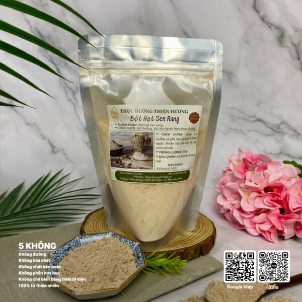 Bột hạt sen rang