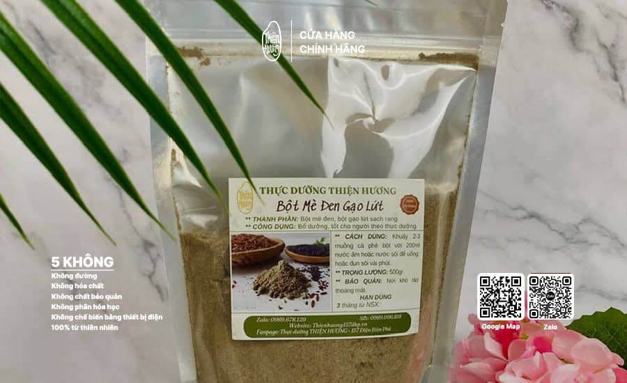 Bột mè đen gạo lứt 4 Bột mè đen gạo lứt