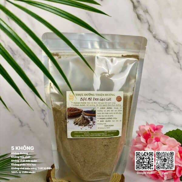 Bột mè đen gạo lứt