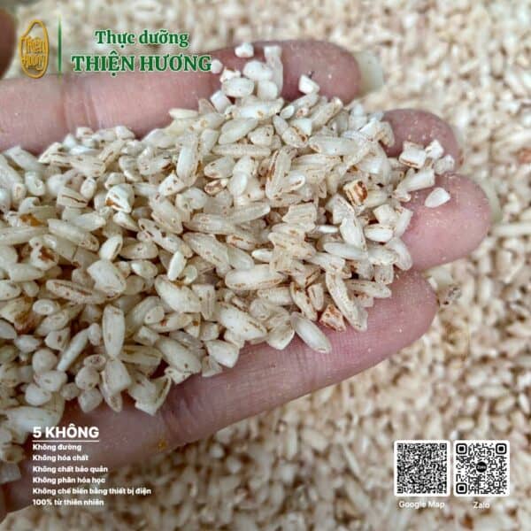 Hạt gạo bán lứt đỏ 6 tháng đều đẹp, màu tự nhiên từ Thực dưỡng Thiện Hương.