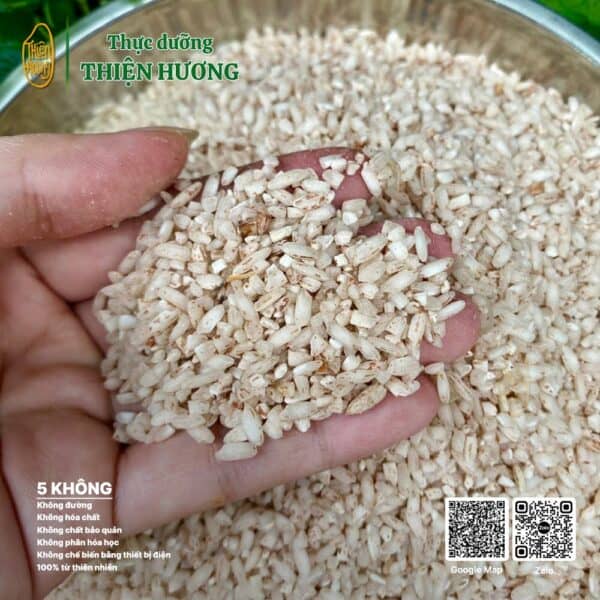 Hạt gạo bán lứt đỏ 6 tháng sạch, nguyên chất, từ Thực dưỡng Thiện Hương.