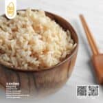 Gạo bán lứt trắng 6 tháng Khẩu Xiêm Lăm