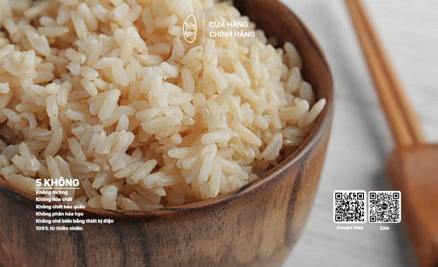 Gạo lứt trắng 6 tháng Khẩu Xiêm Lăm: Dinh dưỡng cao 1 Gạo bán lứt trắng 6 tháng Khẩu Xiêm Lăm