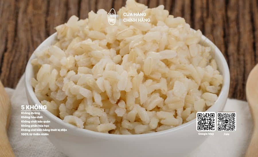 Gạo bán lứt trắng Đài Thơm