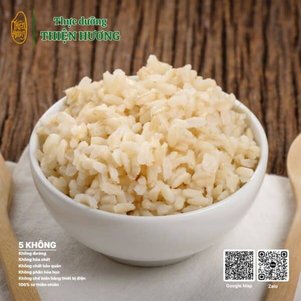 Gạo bán lứt trắng Đài Thơm