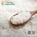 Gạo bán lứt trắng Đài Thơm