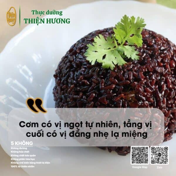 Gạo lứt đen 6 tháng Briet