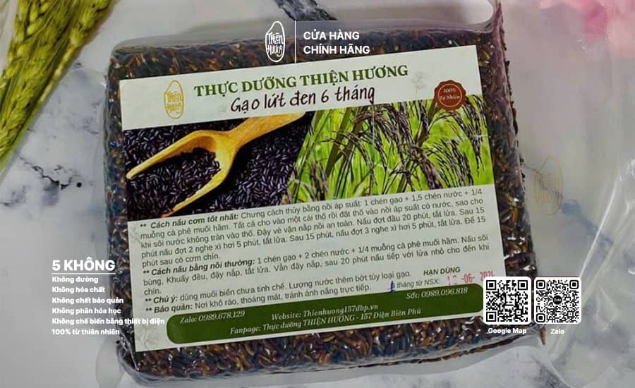 Gạo lứt đen 6 tháng Briet 2 Gạo lứt đen 6 tháng Briet