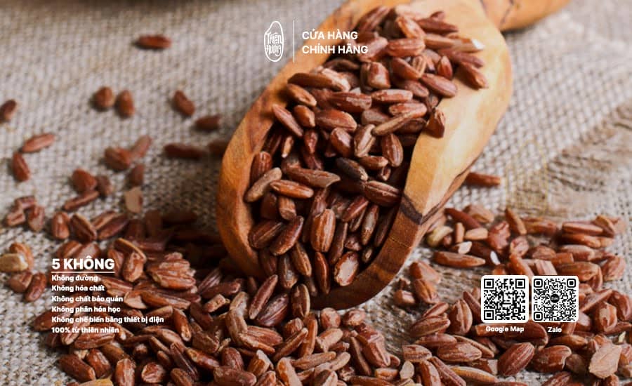 Gạo lứt đỏ 6 tháng 2 Hạt gạo lứt đỏ 6 tháng giàu dinh dưỡng, thích hợp chế độ ăn lành mạnh từ Thực dưỡng Thiện Hương.