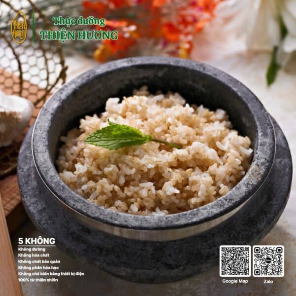 Gạo lứt trắng 6 tháng Khẩu Xiêm Lăm