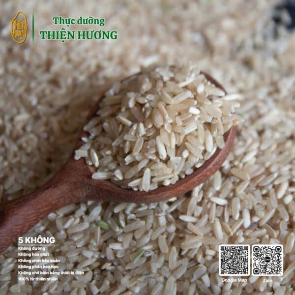 Gạo lứt trắng 6 tháng Khẩu Xiêm Lăm