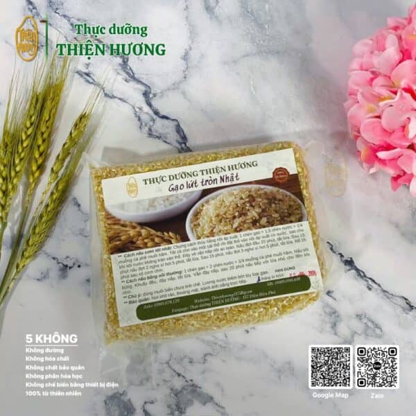 Gạo lứt tròn Nhật