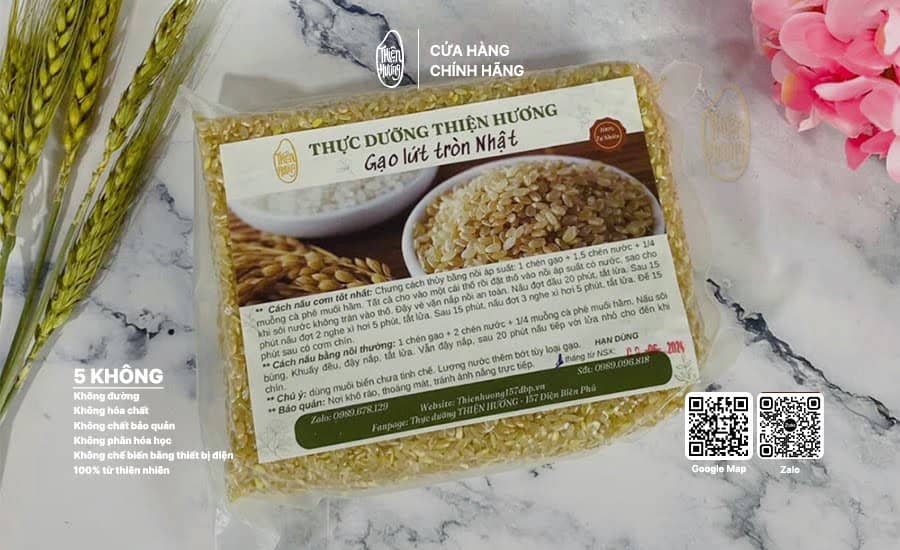 Gạo lứt tròn Nhật 4 Gạo lứt tròn Nhật