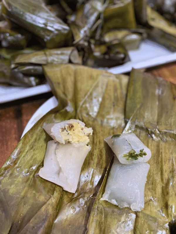 Bánh hẹ, đậu xanh