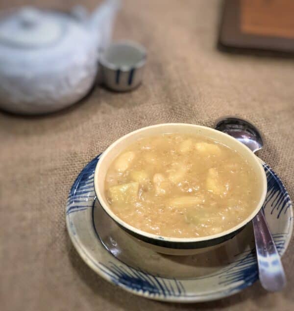 Chè nếp khoai môn đậu trắng