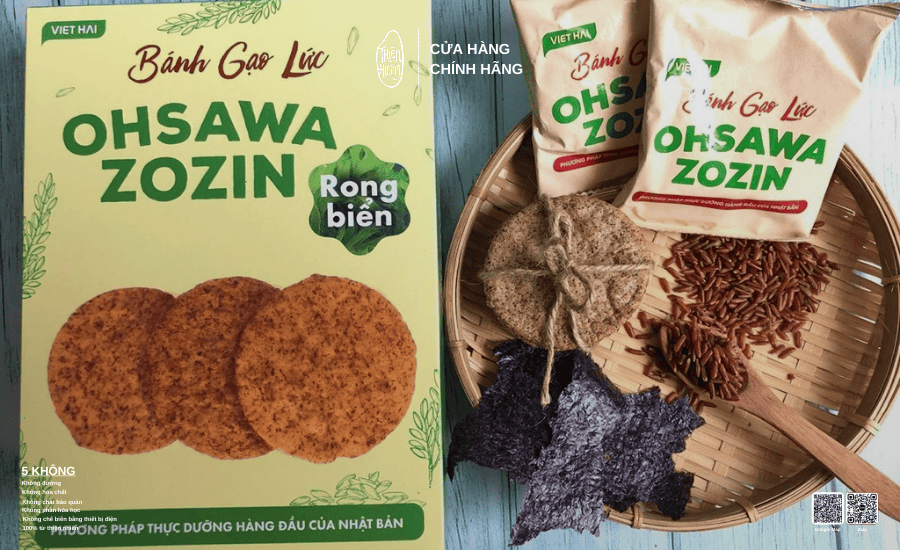 Bánh gạo lứt rang không gia vị