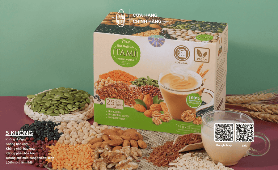 Bột ngũ cốc được dùng để thay thế cho bữa phụ nhanh gọn nhưng vẫn đầy đủ dưỡng chất