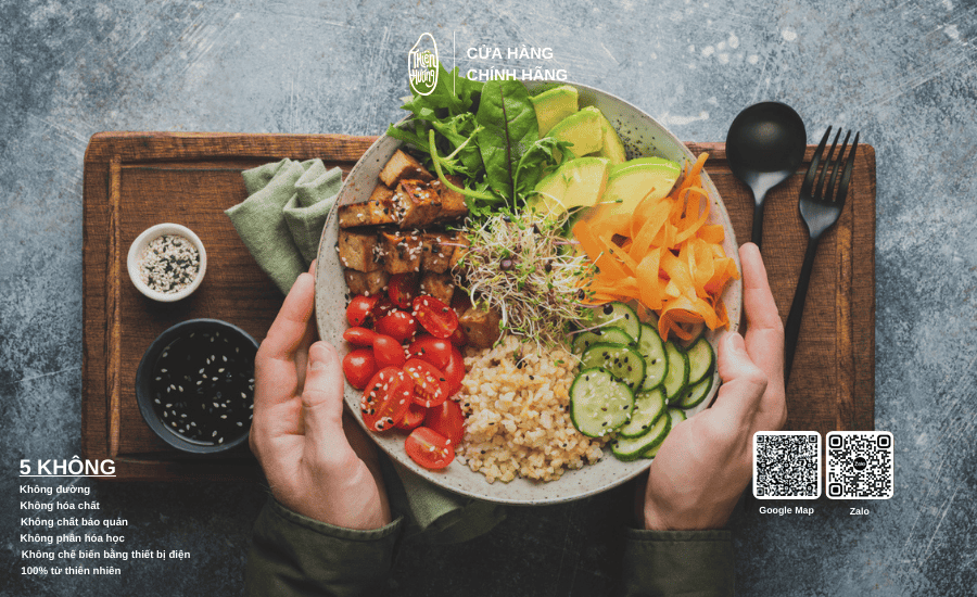 Mô hình buffet mang đi được xây dựng dựa trên nhu cầu ăn nhanh nhưng vẫn dinh dưỡng  của thực dưỡng hiện đại