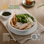 Bún trộn tương ngò