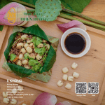 Cơm dĩa hạt sen (đồ kho)