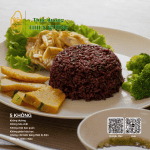 Cơm dĩa (rau luộc/xào)