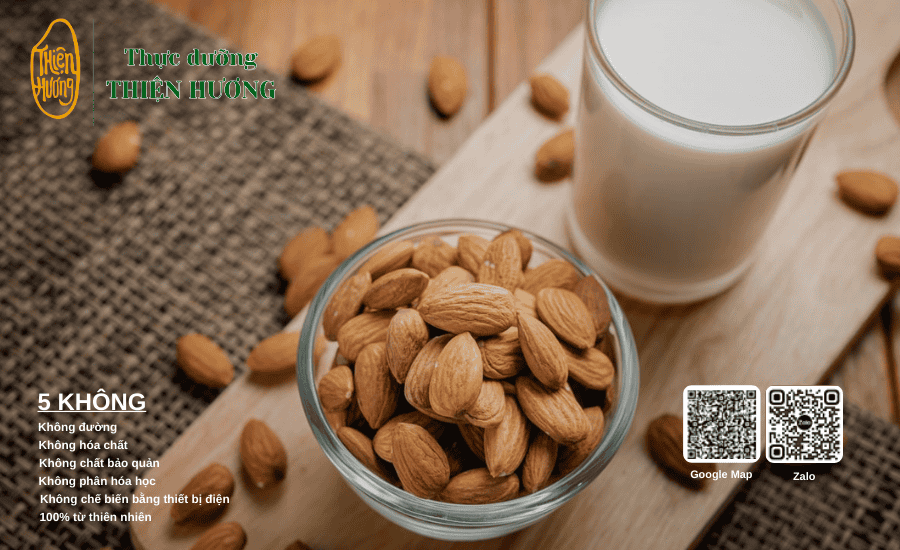 Hạt hạnh nhân đang là một phần không thể thiếu trong chế độ ăn thực dưỡng hiện đại