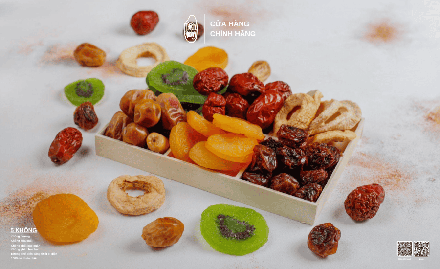 Hoa quả khô đang trở thành xu hướng cho lối sống sạch hiện đại