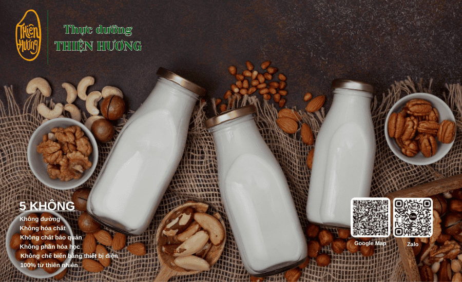 Sữa hạt thực dưỡng cung cấp nguồn protein tốt giúp duy trì cơ bắp và năng lượng cho cơ thể