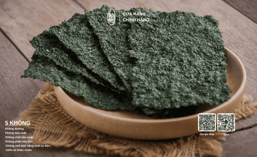 Rong biển ủ lâu vị thuần chay
