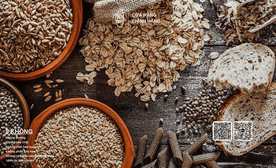 Nhiều khoáng chất tốt trong ngũ cốc nguyên hạt giúp cơ thể tăng quá trình trao đổi chất, duy trì năng lượng suốt thời gian làm việc dài