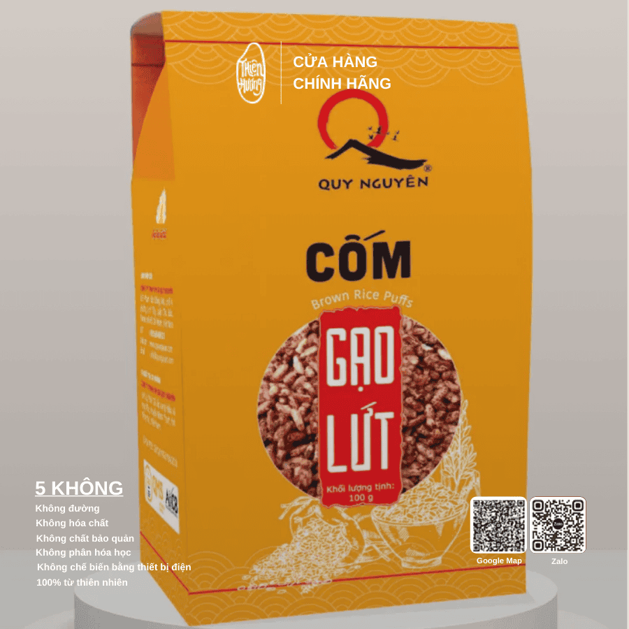 Cốm gạo lứt Quy Nguyên