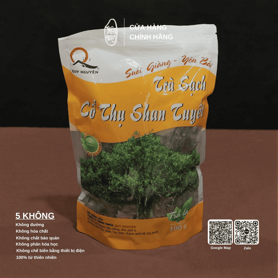 Trà sạch cổ thụ shan tuyết Quy Nguyên