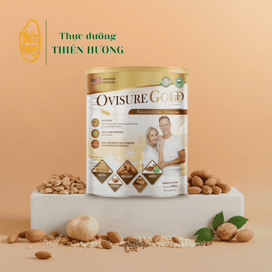 Sữa Ovisure Gold – Giải pháp dinh dưỡng từ sữa hạt