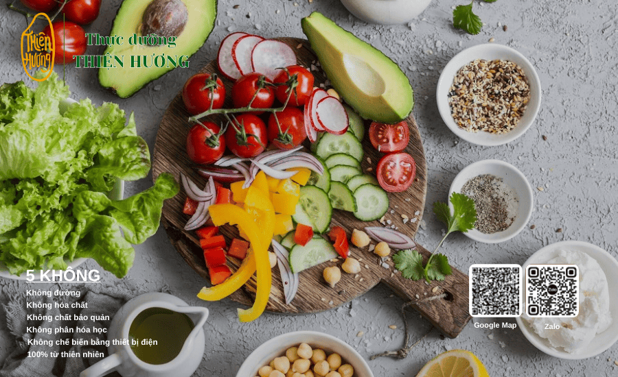 Menu thực dưỡng cần chú trọng kết hợp hài hoà giữa thực vật và các loại hạt, ngũ cốc