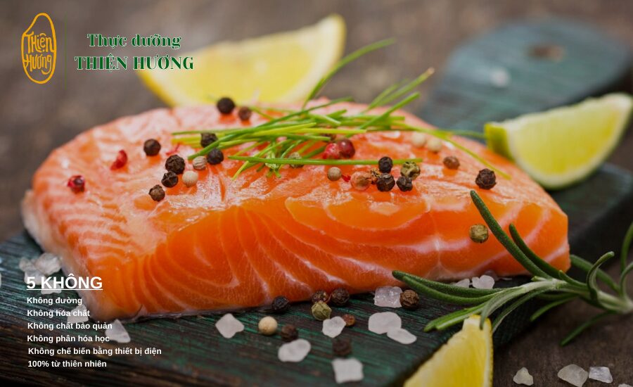 Cá hồi chứa nhiều omega-3 giúp tăng cường trí não