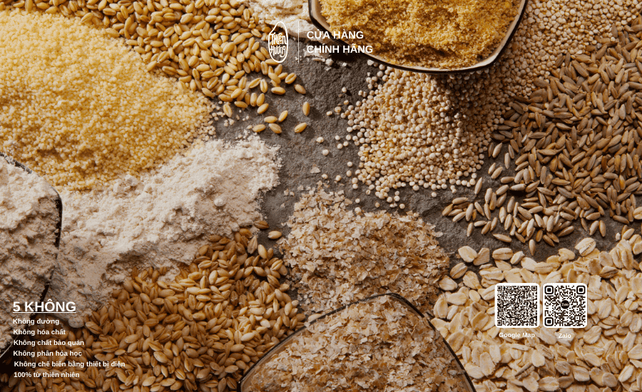 Chất xơ trong ngũ cốc giúp hệ tiêu hoá hoạt động tốt hơn và tăng khả năng trao đổi chất trong cơ thể