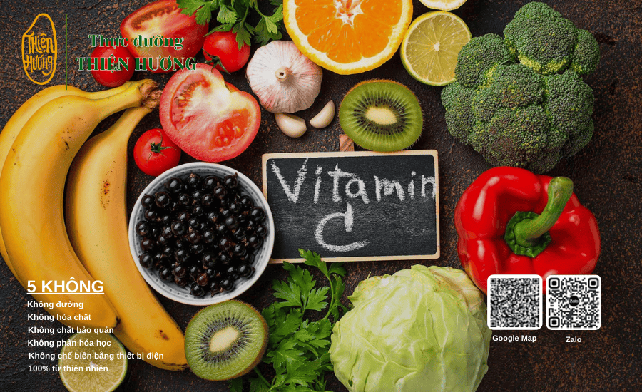 Các loại vitamin tốt chứa nhiều trong các loại rau củ quả, trái cây tự nhiên