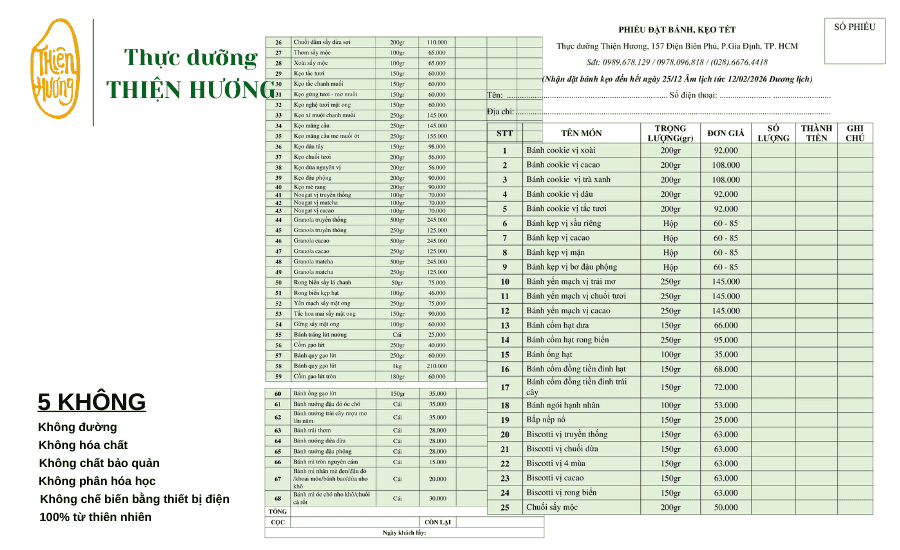 LỊCH ĐẶT BÁNH TẾT + MÓN NGON + BÁNH KẸO TẾT 2026 (KÈM ƯU ĐÃI SỚM) 4 2