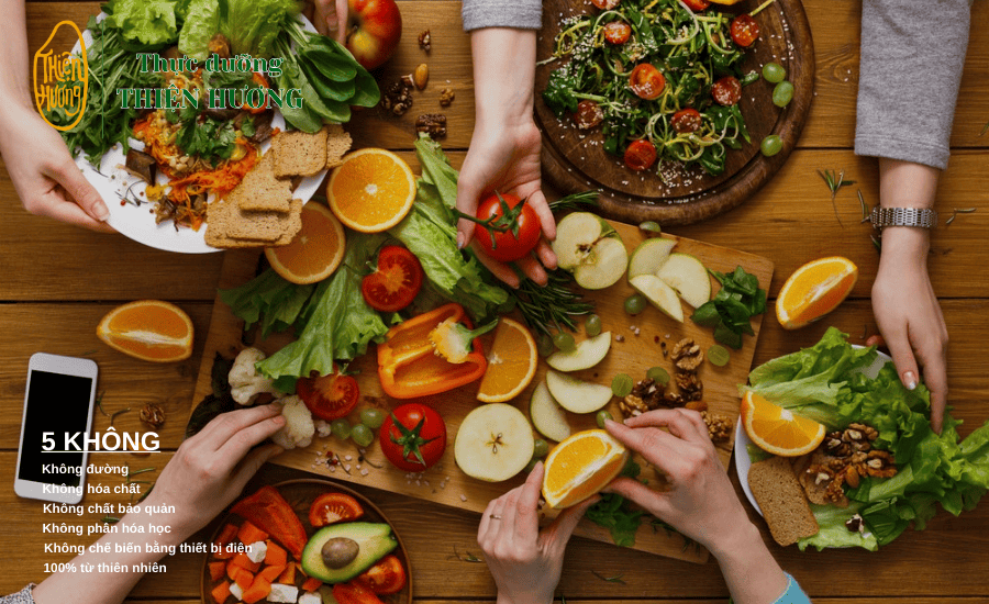 Chế độ ăn chay trường bền vững đạt hiệu quả là khi kết hợp đầy đủ các nhóm thực phẩm trong các bữa ăn 