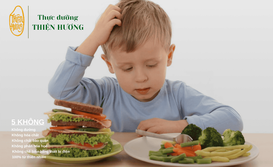 Xây dựng thực đơn cho trẻ suy dinh dưỡng 9 tuổi khoa học 4 Không ép trẻ ăn quá nhiều vì dễ gây rối loạn hệ tiêu hoá ở trẻ