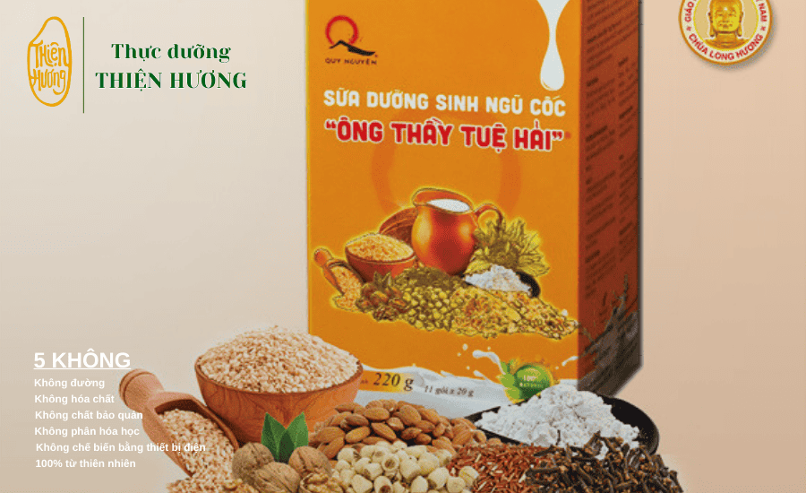Bột dinh dưỡng ông thầy Tuệ Hải là gì? Có tốt không? 2 Bột dinh dưỡng ông thầy Tuệ Hải tập trung vào sự cân đối dinh dưỡng khi kết hợp nhiều loại ngũ cốc tốt
