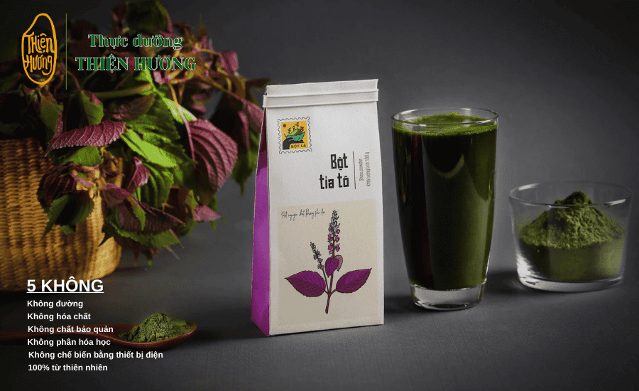 Thực dưỡng lá tía tô